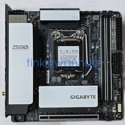 For Gigabyte Z590I VISION D Motherboard LGA1200 DDR4 DisplayPort Mini-ITX *la