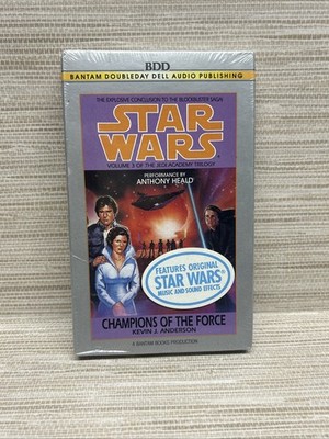 Star Wars Champions of The Force Vol 3 Jedi Academy Bantam Audio Cassette Book