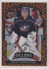 2020-21 Upper Deck Allure Leopard Elvis Merzlikins #16 a2v