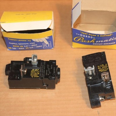 One New Take Out Wrong Box Pushmatic P130 1 Pole 30 Amp with TAB See Pics