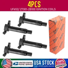 4PCS Ignition Coils for 2012-20 Accent Veloster 12-19 Rio Soul 1.6L 27301-2B100