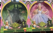 NEW IN HAND Wicked For Good Glinda Upland & Elphaba Thropp DELUXE DOLLS SET OF 2