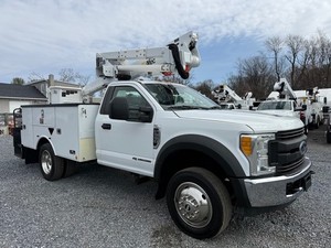 2017 Ford F-550 Used Altec AT37G 42' Utility Bucket Boom Truck Powerstroke 6.7L