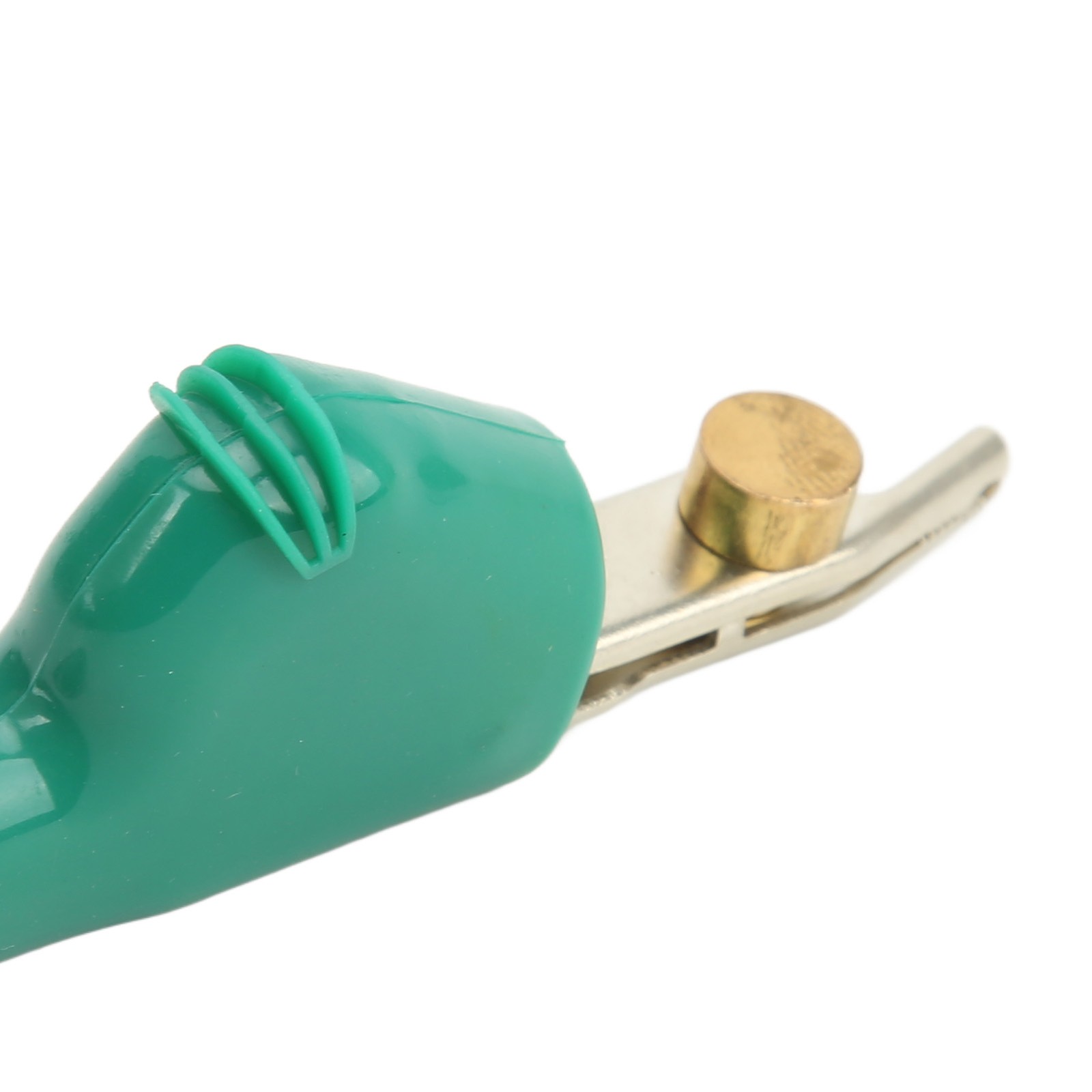 Green Crocodile Clip Telecom Communication Test Clamp Stripping Free With Needle