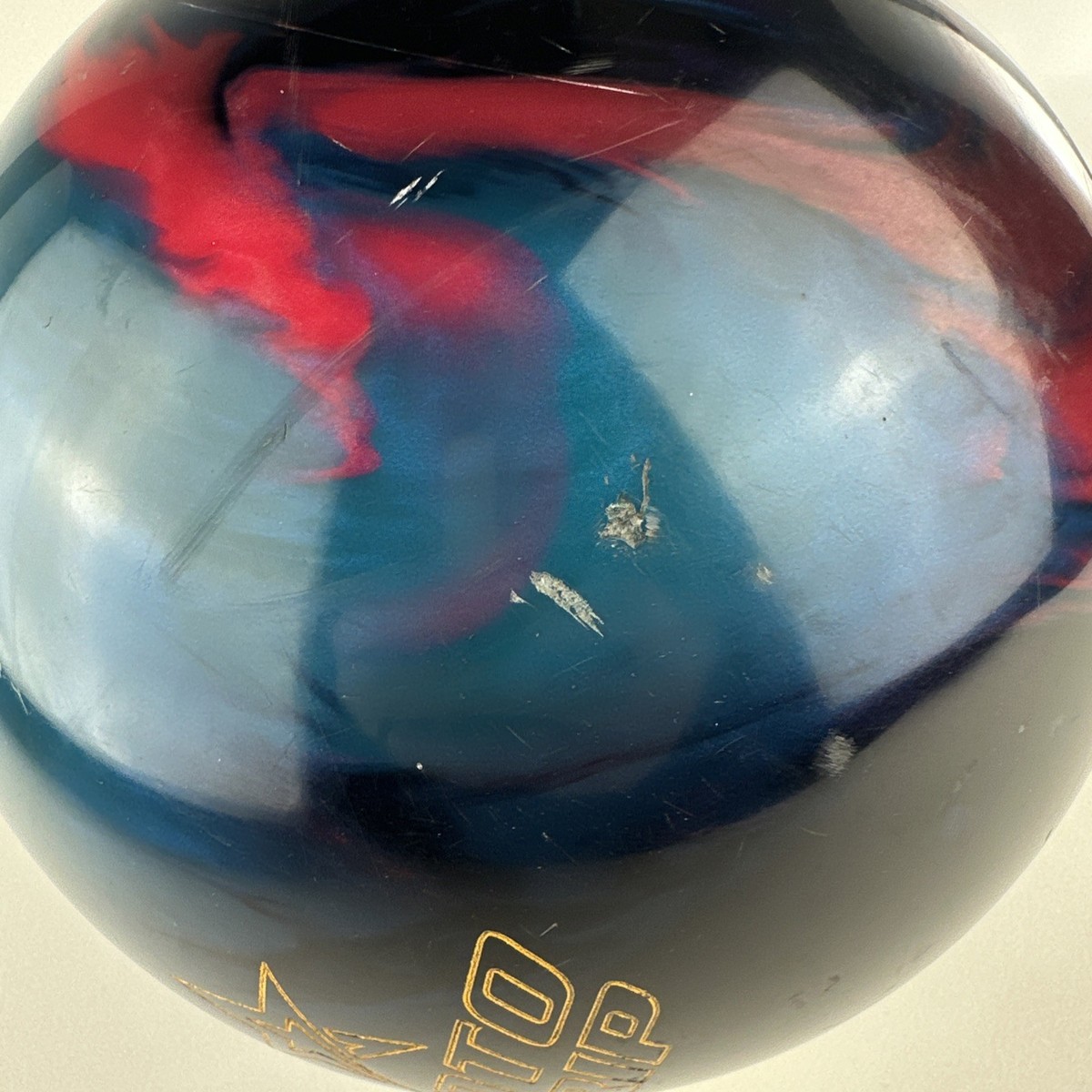 Roto Grip HALO PEARL Bowling Ball 14LB Drilled Blue Red Black