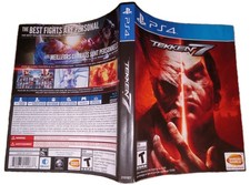 Tekken 7 Box Art Cover Insert Only (Sony PlayStation 4, PS4, 2017) NO GAME