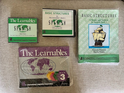 The Learnables Spanish Book 3 Bundle of CDs and Books, Basic Structure, 3rd Ed