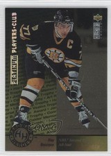 1995 Collector's Choice Hardware Heroes Platinum Player's Club Ray Bourque 0i6