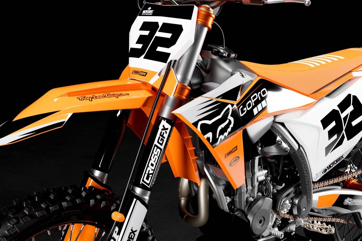 2002 2003 2004 2005 2006 2007 2008 SX 50 Graphics Kit for KTM SX50