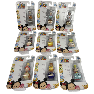 Disney Tsum Tsum Series 2 Three Stack Pack Vinyl Mini Toys Lot of