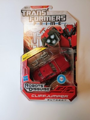 2011 Hasbro Transformers Prime Robots in Disguise Deluxe Cliffjumper New 