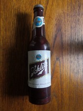 Schlitz Plastic Beer Bottle Flashlight 1970's Working 