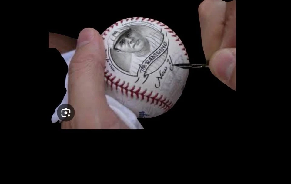 Personalized “Made to order Hand Painted Baseball, Senior Gift, - Image 2 of 3