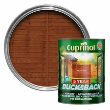 Cuprinol DUCKSBACK Fence Paint All Colours 5 Year Wood Protection 5 Litre