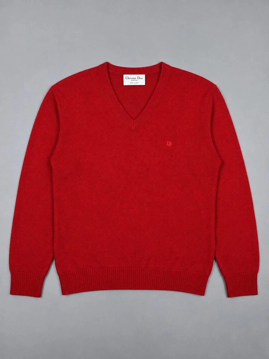 Dior Red Acrylic Sweaters for Men for sale | eBay