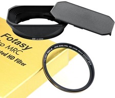 JJC Metal Lens Hood 55mm MRC Nano Filter Sigma 56mm F1.4 DC DN as LH-582-01