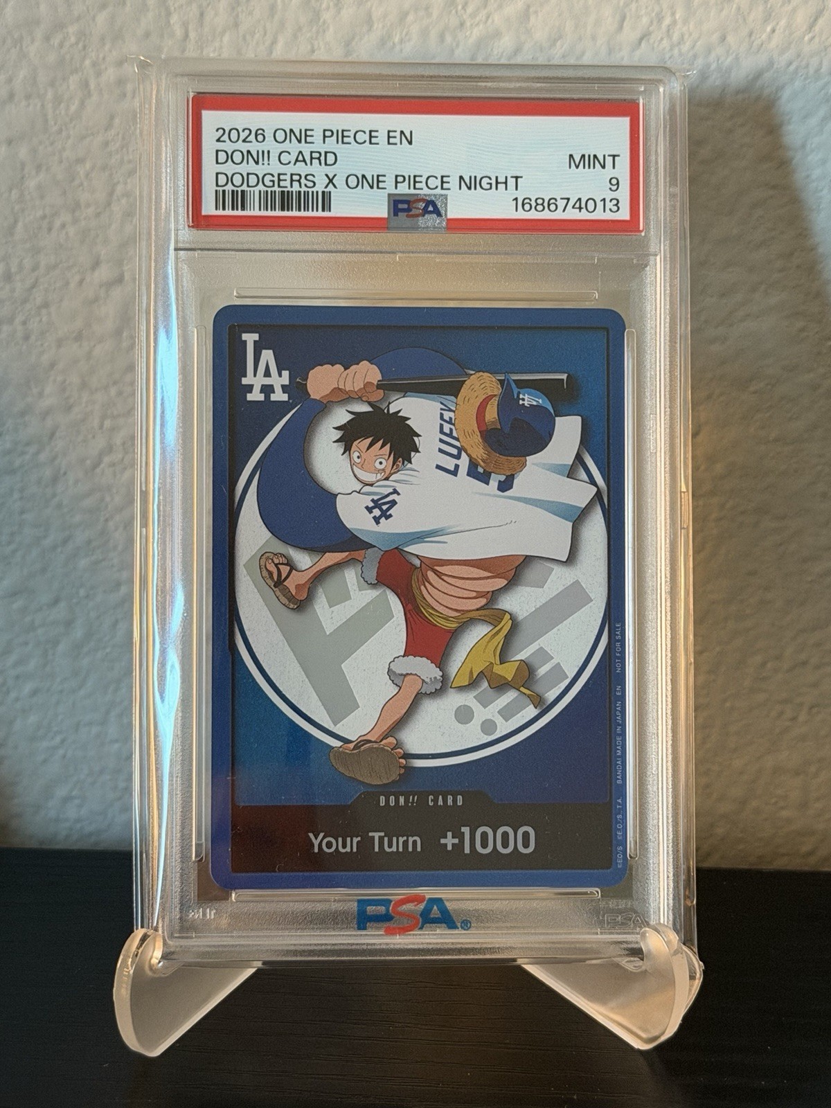 Bandai One Piece Card Game Don!! Card Dodgers x One Piece Night PSA 9 EN 2026