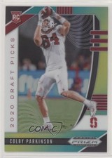 2020 Panini Prizm Draft Picks Rookies Green & Yellow 97/249 Colby Parkinson 00gy