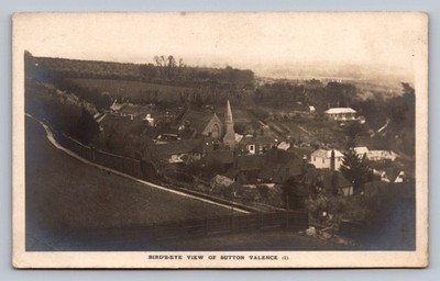 AK - KENT - SUTTON VOLANT - VOGELPERSPEKTIVE - KIRCHE - UNBESPIELT - 1915