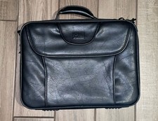 Case Logic Vintage Black Faux Leather Laptop ...