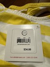 Hanna Andersson Girls Sz 130 (8) Yellow White Striped Sleeveless Dress NWT — photo 4