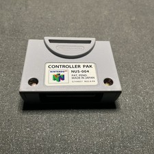 Controller Pak NUS-004 OEM Official Nintendo 64 Memory Card J1875