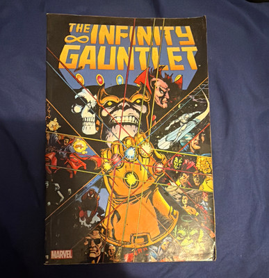 Marvel The Infinity Gauntlet Trade Paperback Jim Starlin Thanos Avengers