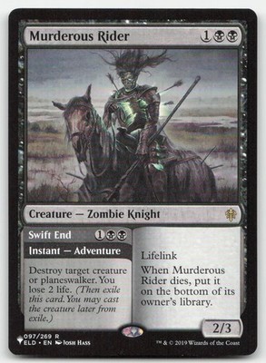 Murderous Rider 97 PLST The List Reprints Magic MTG NM