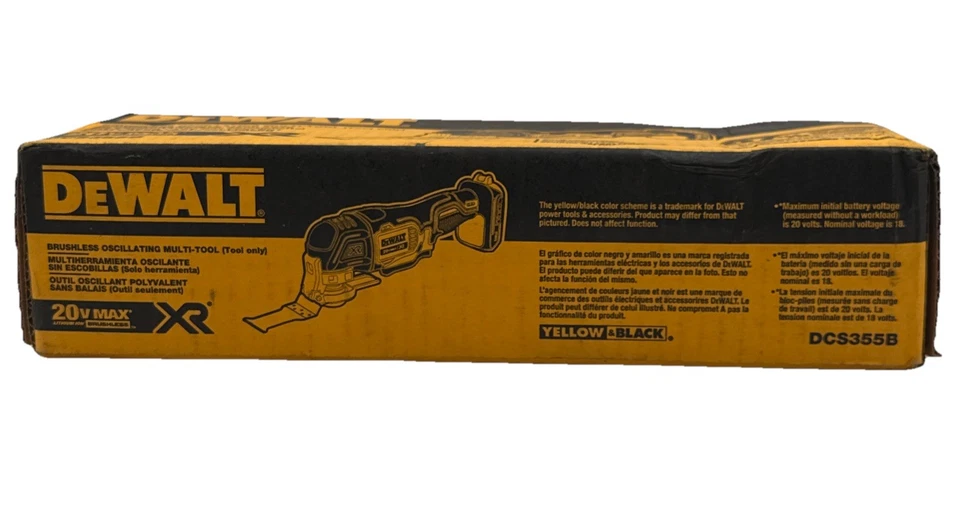 DeWALT DCS355B MAX 20V Brushless Oscillating Multi-tool - Image 4 of 4
