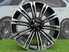 4X 22 " 5x120 Land Rover 10 Spoke Style Noir Poli Roues : Fit Pour Range Rover