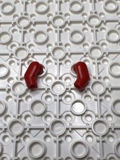 LEGO 981 982 Red Minifigure Replacement Arms x2 - 1 Pair Left Right