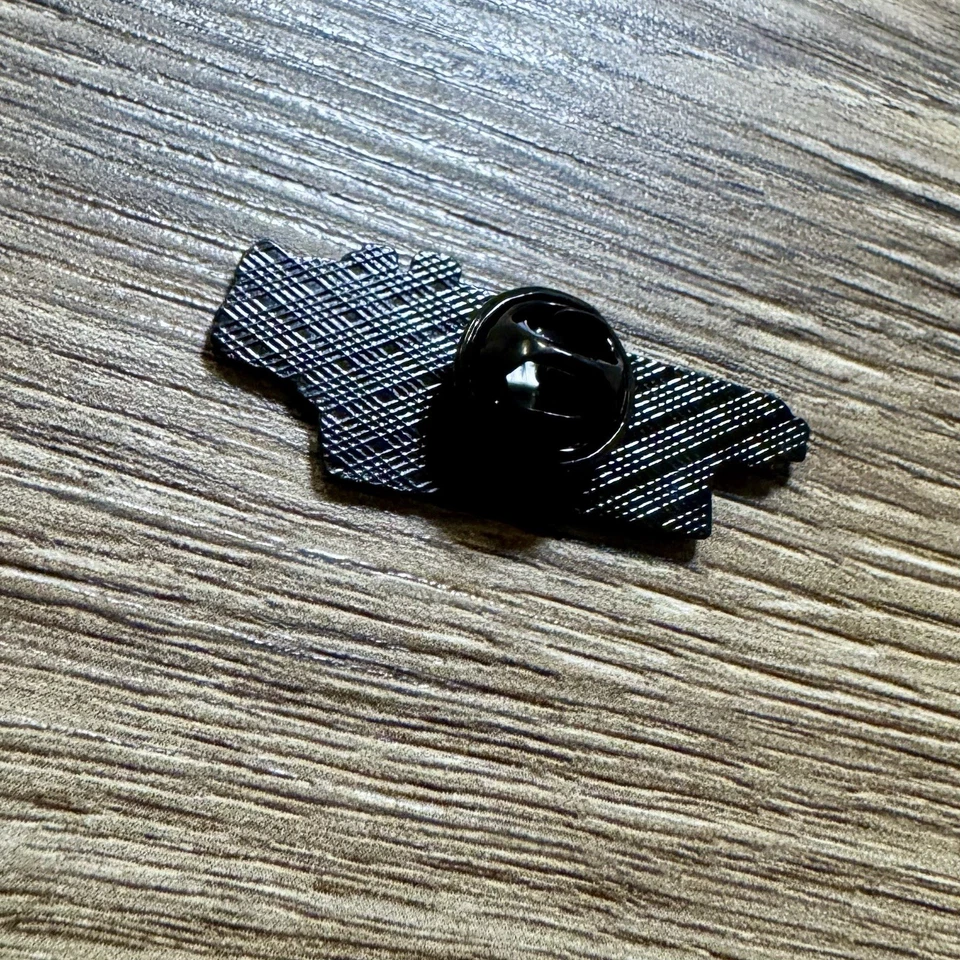 Enamel Pin Badge   - back to the future delorean we dont need roads - Image 2 of 3