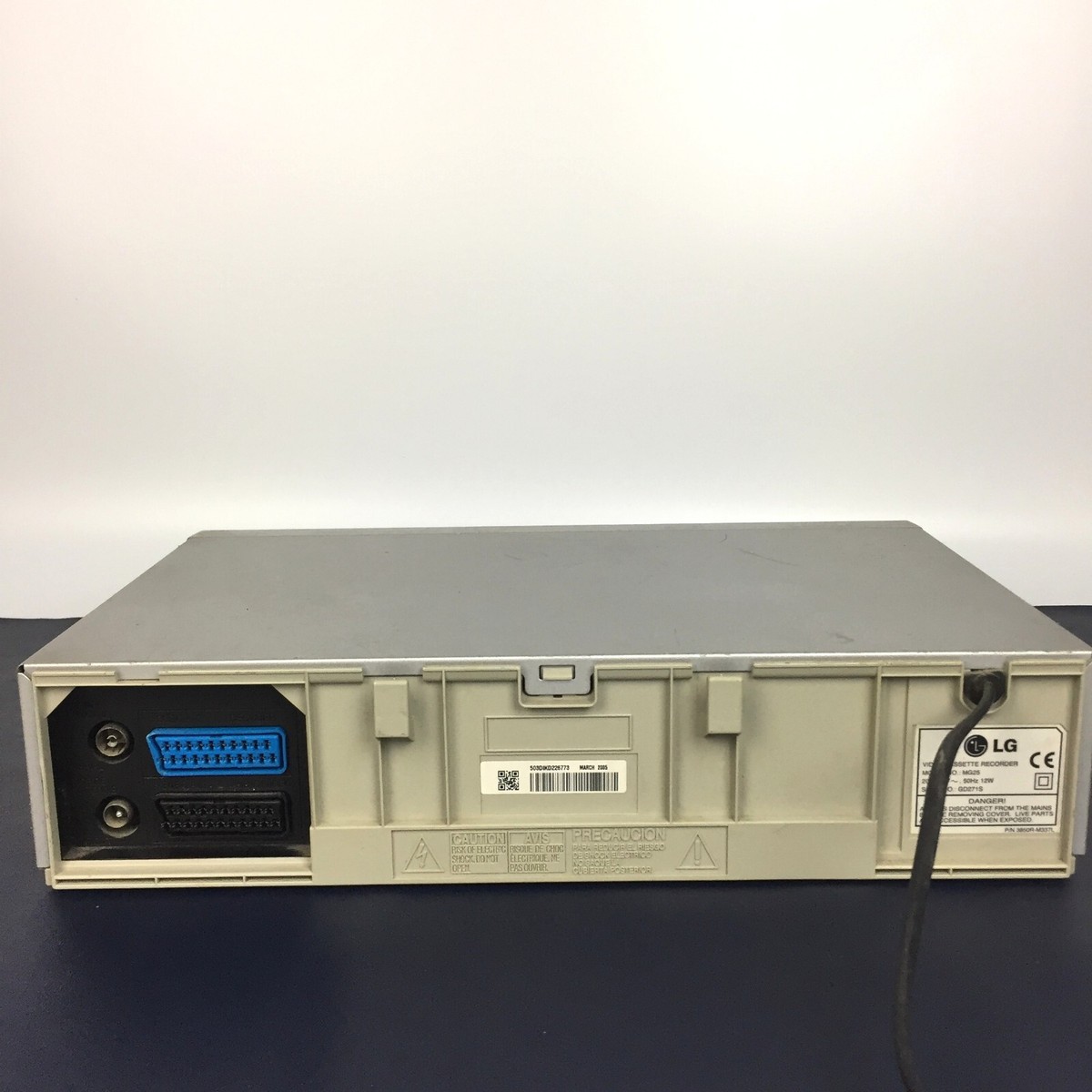 MAGNÉTOSCOPE LG MG24 / Cassette VHS K7 VCR / NTSC Pal Secam EUR 74,99 - FR