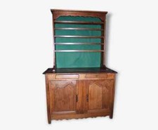 meuble buffet vaisselier en chêne 