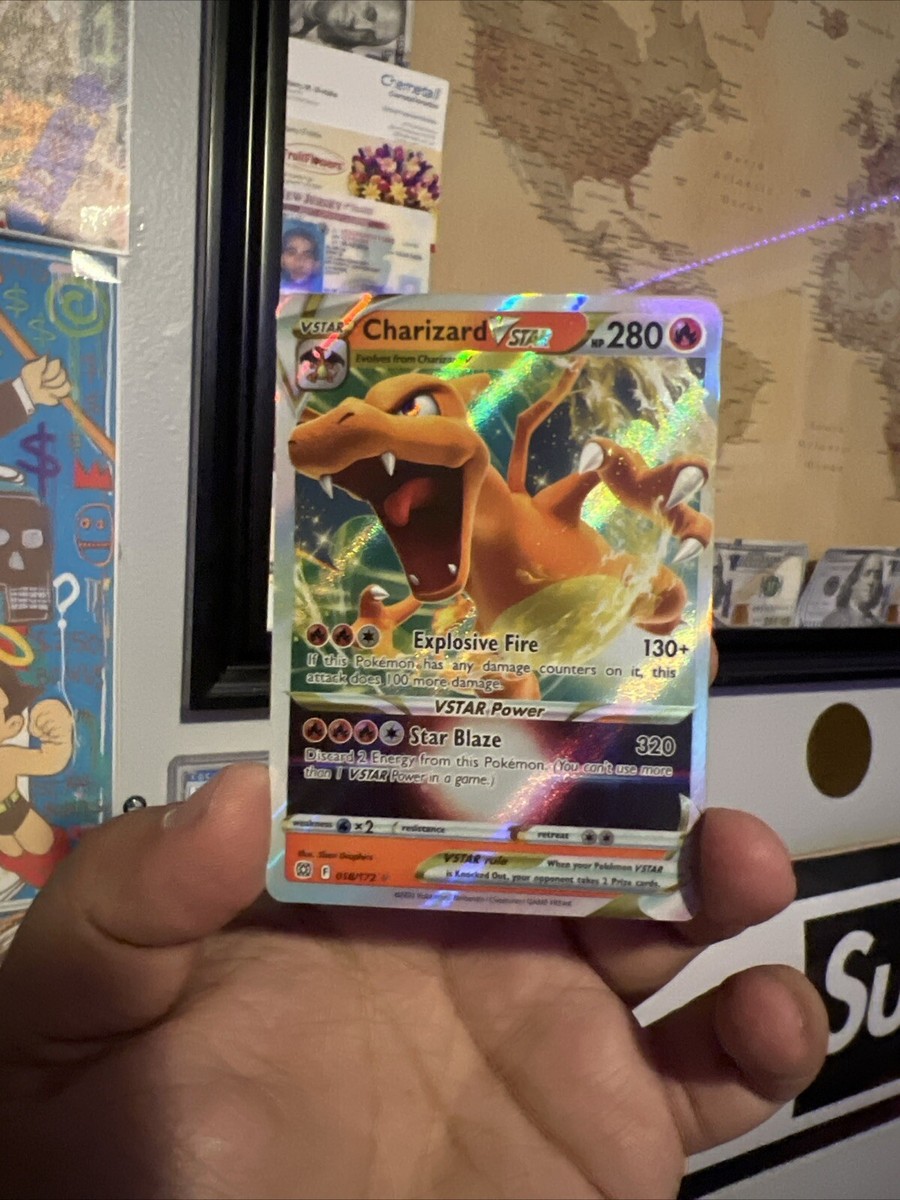 NM Charizard VSTAR Brilliant Stars 018/182 P Pack Fresh | eBay