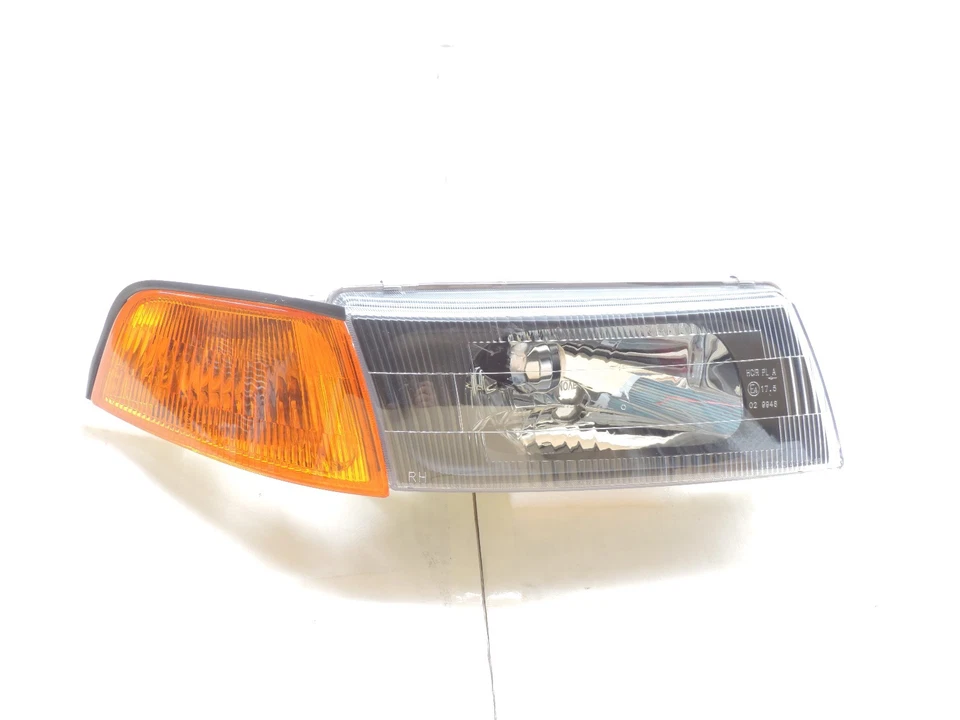 1998-2001 Mitsubishi Lancer Evo 5 6 Chrome/Black Headlight + Amber Corner light - Image 4 of 4