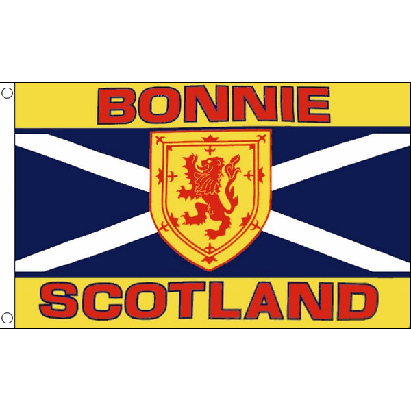 BANDIERA SCOZIA BONNIE SCOTLAND 150x90cm - BANDIERA SCOZZESE 90 x 150 cm - Nuova