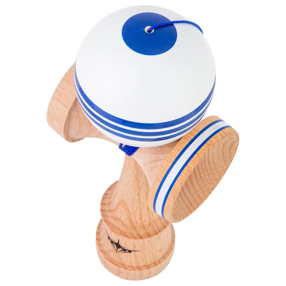 Kendama USA - Kaizen Triple Stripe - Jet Shape - White & Blue | eBay