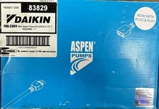ASPEN PUMPS 83829 MINI AQUA CONDENSATE PUMP UNIV VOLTAGE RECTORSEAL NEW IN BOX