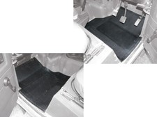 RDX Heavy Duty Insulated Rubber Floor Mats Defender 2.5 TD 200Tdi LT77 gearbox