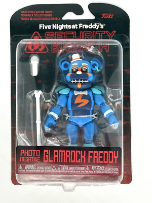Five Nights at Freddys Security Breach Photo Negative Glamrock Freddy Figure New