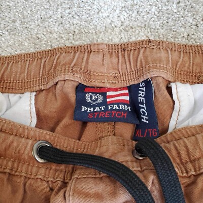 Vintage Phat Farm Pants Stretch Y2K Drawstring Waist XL/TG