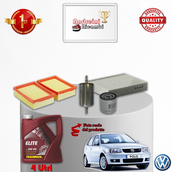 Inspektionskit Filter Und ÖL VW Polo III 1.0 37KW 50CV Von 1999-> 2001-image