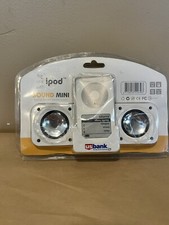 2 SOUND MINI Fold-Up Portable Speaker System - Brand New in Plastic Clamshell
