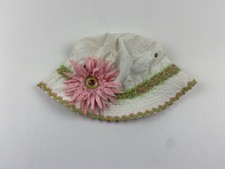 Colorful Pink White Green Pattern Unisex Bucket Hat Child Pink Flower Floral