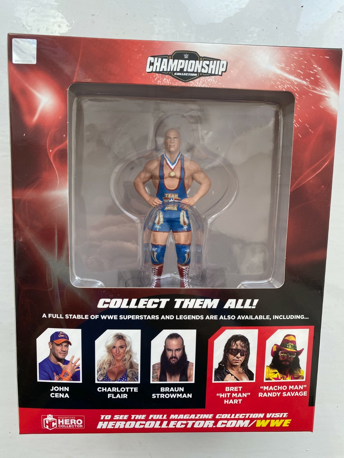 EAGLEMOSS WWE CHAMPIONSHIP COLLECTION KURT ANGLE WRESTLING STATUE MODEL FIGURE