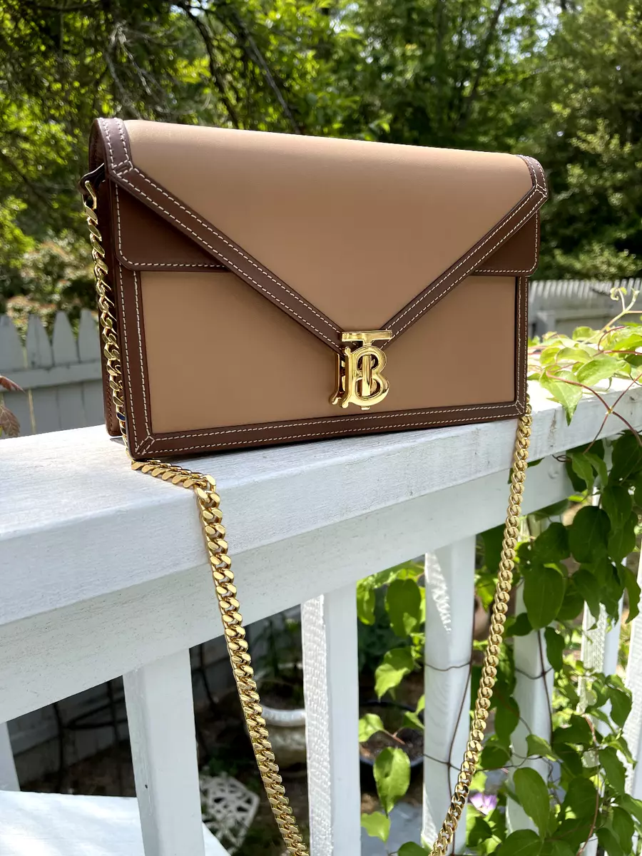 Cross body bags Burberry - TB monogram print leather small bag