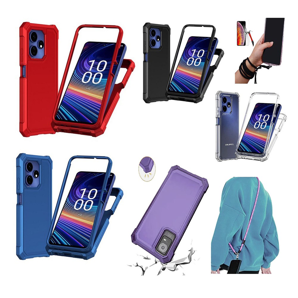 Boost Celero+ 5G 2024 / Celero 3 Plus Rugged Shockproof Phone Case  