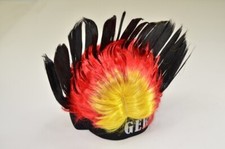 Deutschland Mütze Irokese schwarz - rot - gold - 36470