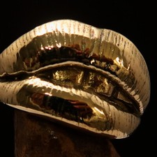 ANILLO DE BESO, ANILLO DE DISFRAZ, ANILLO DE LABIOS SEXY, ANILLO DE BOCA, ANILLO PARA HOMBRE, SÍMBOLO - TALLA 11